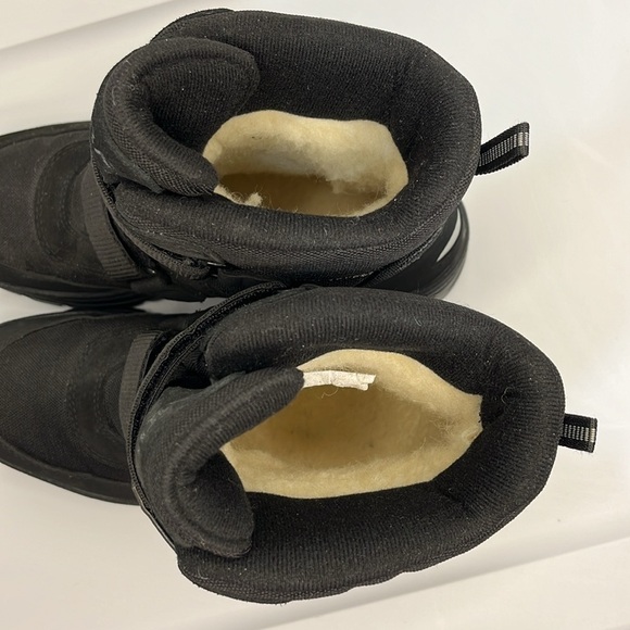 Attiba Black Tall Snow Boots Velcro Men’s 8 or Women’s 10 EU Size 43 Above Ankle - Picture 13 of 15